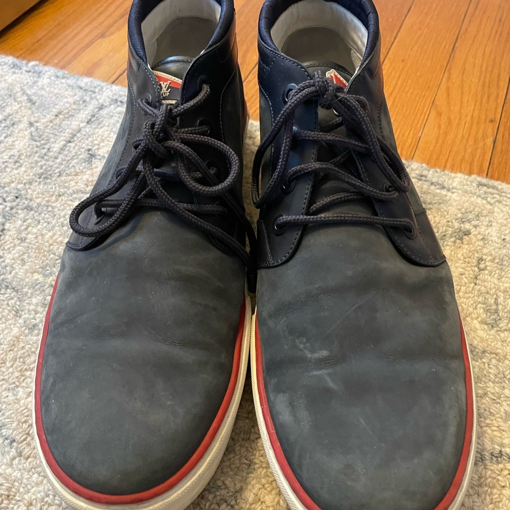 Louis Vuitton blue high tops
